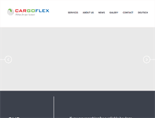 Tablet Screenshot of cargoflex.at